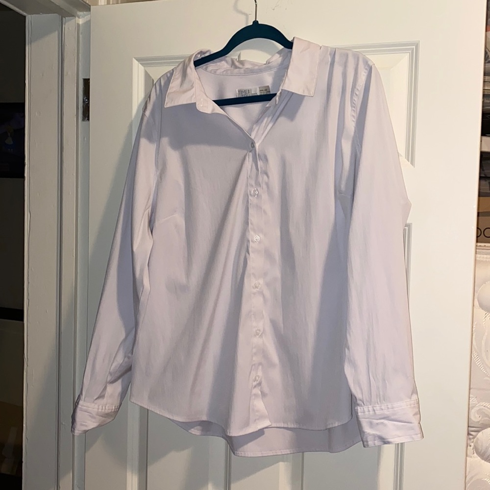 Time and Tru Size 3 White Dress Shirt